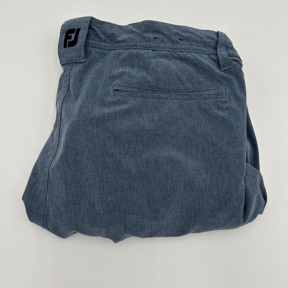 Footjoy Performance Lightweight Golf Shorts Blue Size 35